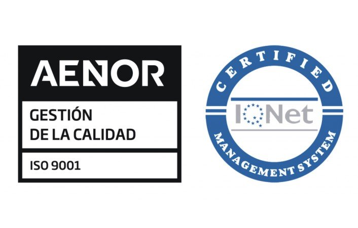 Certificado AENOR · ISO 9001:2015